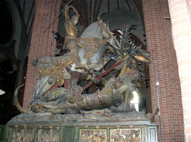 St. George the dragon by the Lubeck master Bernt Notke