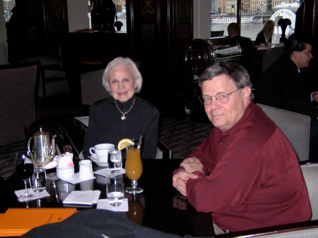 with Katherine at the Grand Hotel