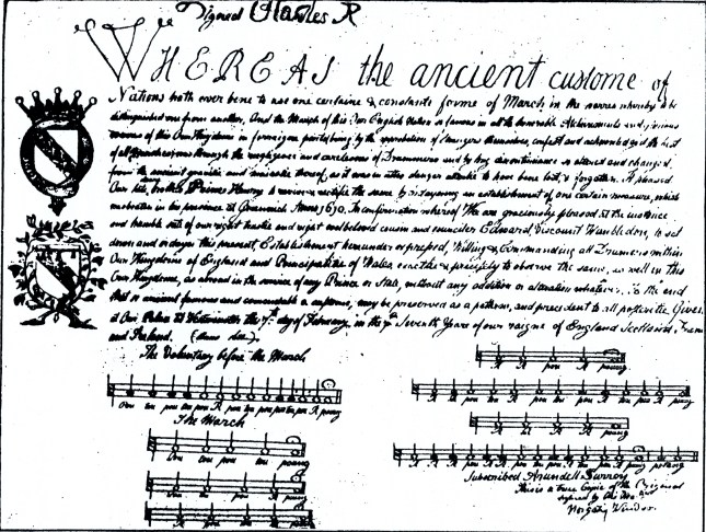 1632-Warrant, English March.