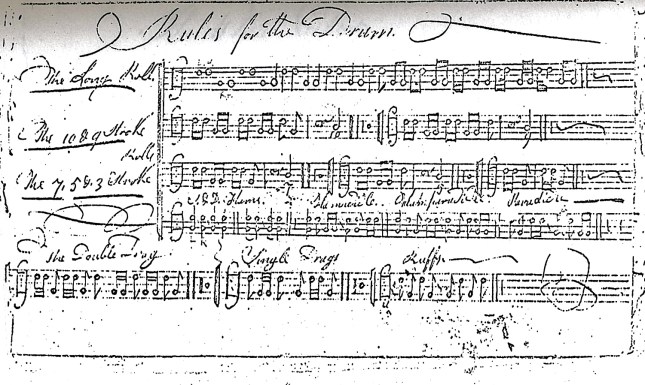1797-Benjamin Clark drum book.