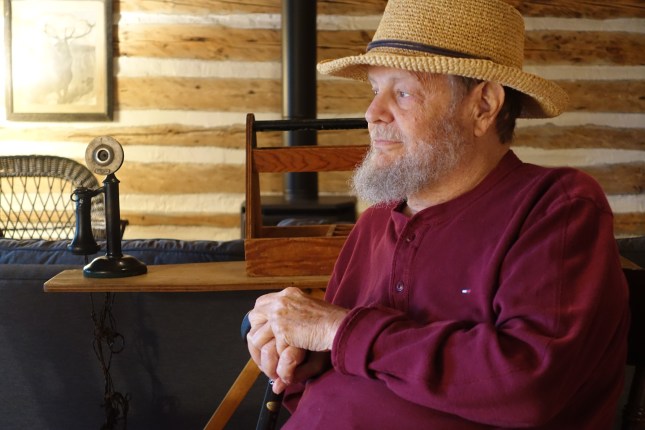 R.E. at the summer cottage. Photograph by Richard Quinlan.
