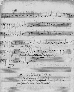 Bass violon part to Mars, page 2.