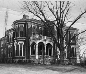 Cliffside, Fayetteville, Tennessee. Photograph inscribe to the author, "Cliffside, Mulberry Road Fayetteville, Tenn. Come to see me, Mrs. Rees"