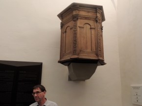 The pulpit from which Martin Luther last preached, 1546. The pulpit from which Martin Luther last preached, 1546.