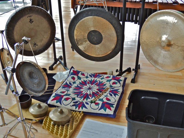 Percussion instruments for Bryce.