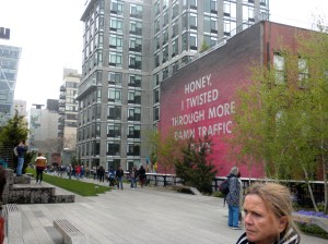Vire from New Yorl City's High Line.