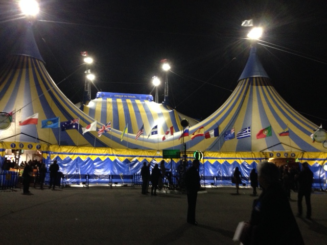 Cirque du Soleil, the main tent.